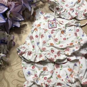 Little Wonders Floral Baby Romper